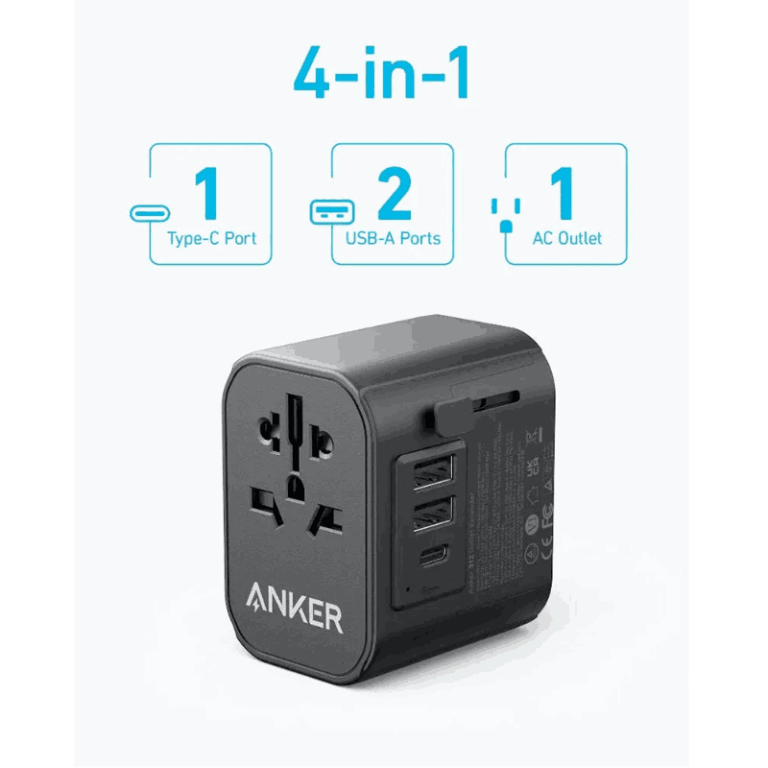 Anker Travel Adapter 4-in-1