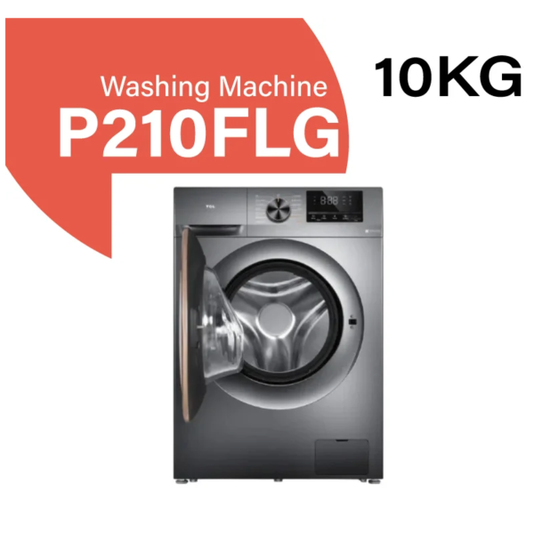 TCL 10Kg P2110FLG Front Loading Washing Machine
