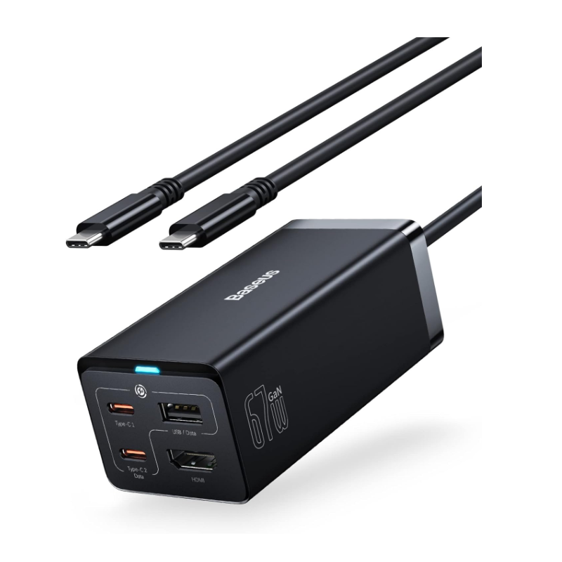 Baseus 4 in 1 Hub Baseus 4-in-1 USB C Hub Docking Station