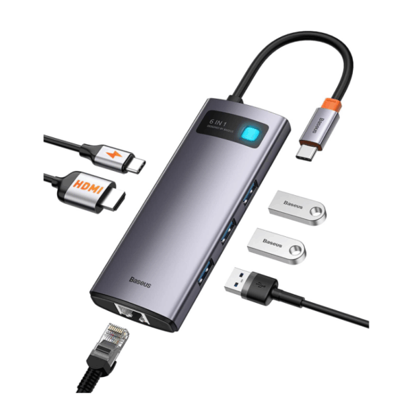 Baseus 6 in 1 USB C Hub
