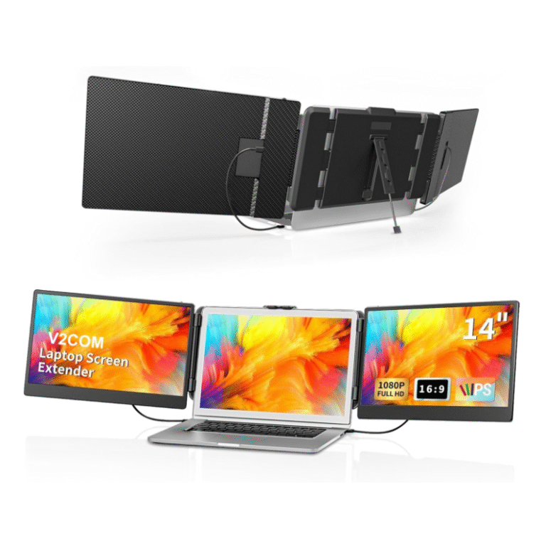 V2COM Triple Laptop Monitor Extender 14-inch S2