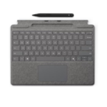 Microsoft Surface Pro 11 Keyboard with Pen Platinum